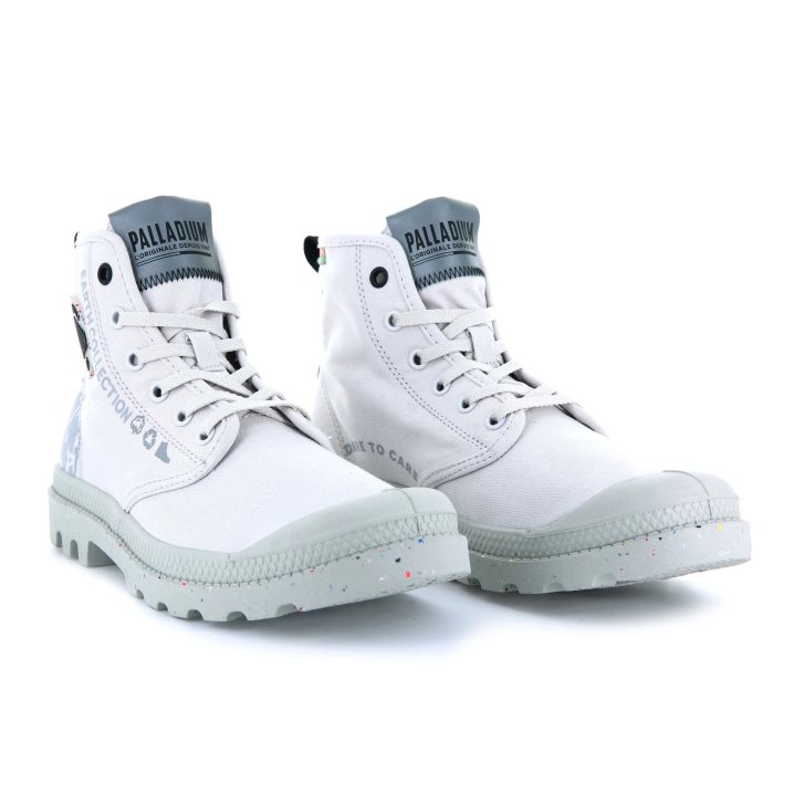 Pánské Boty Palladium Pampa Organic Metro Bílé | CZ EBO-54S